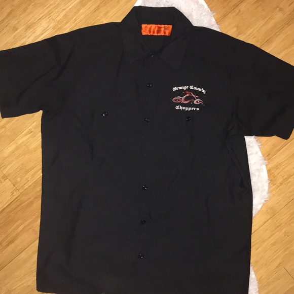 orange county choppers Other - Men’s Orange County garage work shirt